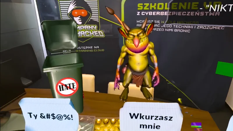 CUH TROLL - hejt i bezpieczenstwo online - VR + komiks